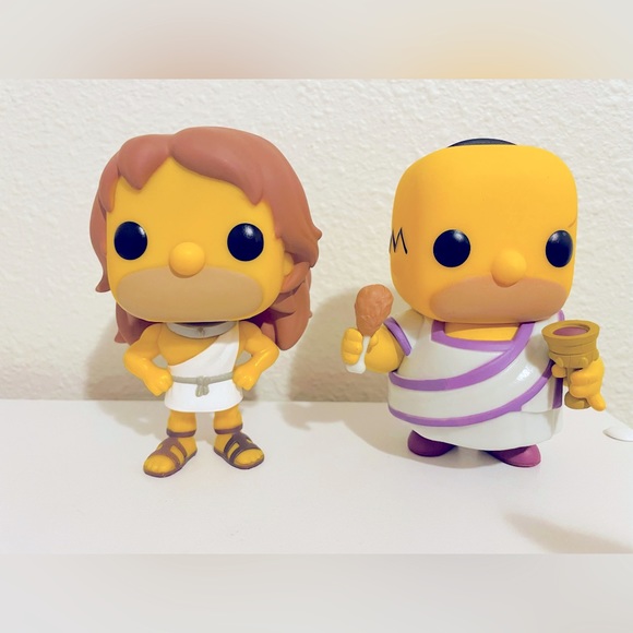 Funko Pop! The Simpsons Young Obeseus homer and older Obeseus - Picture 1 of 6